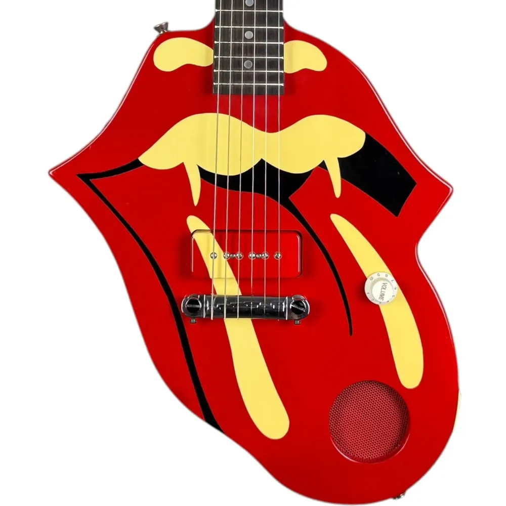 Rolling Stones Tongue Logo Gitar