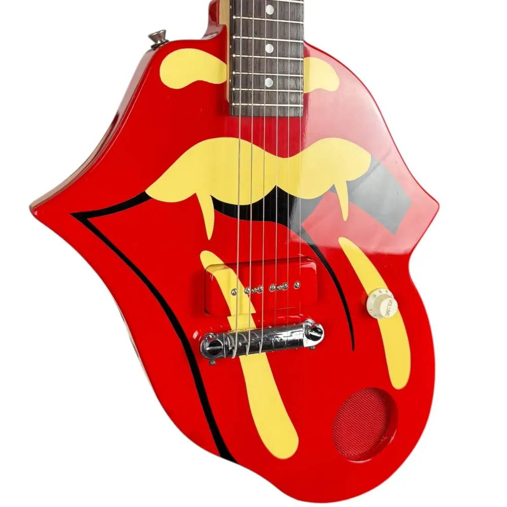Rolling Stones Tongue Logo Gitar