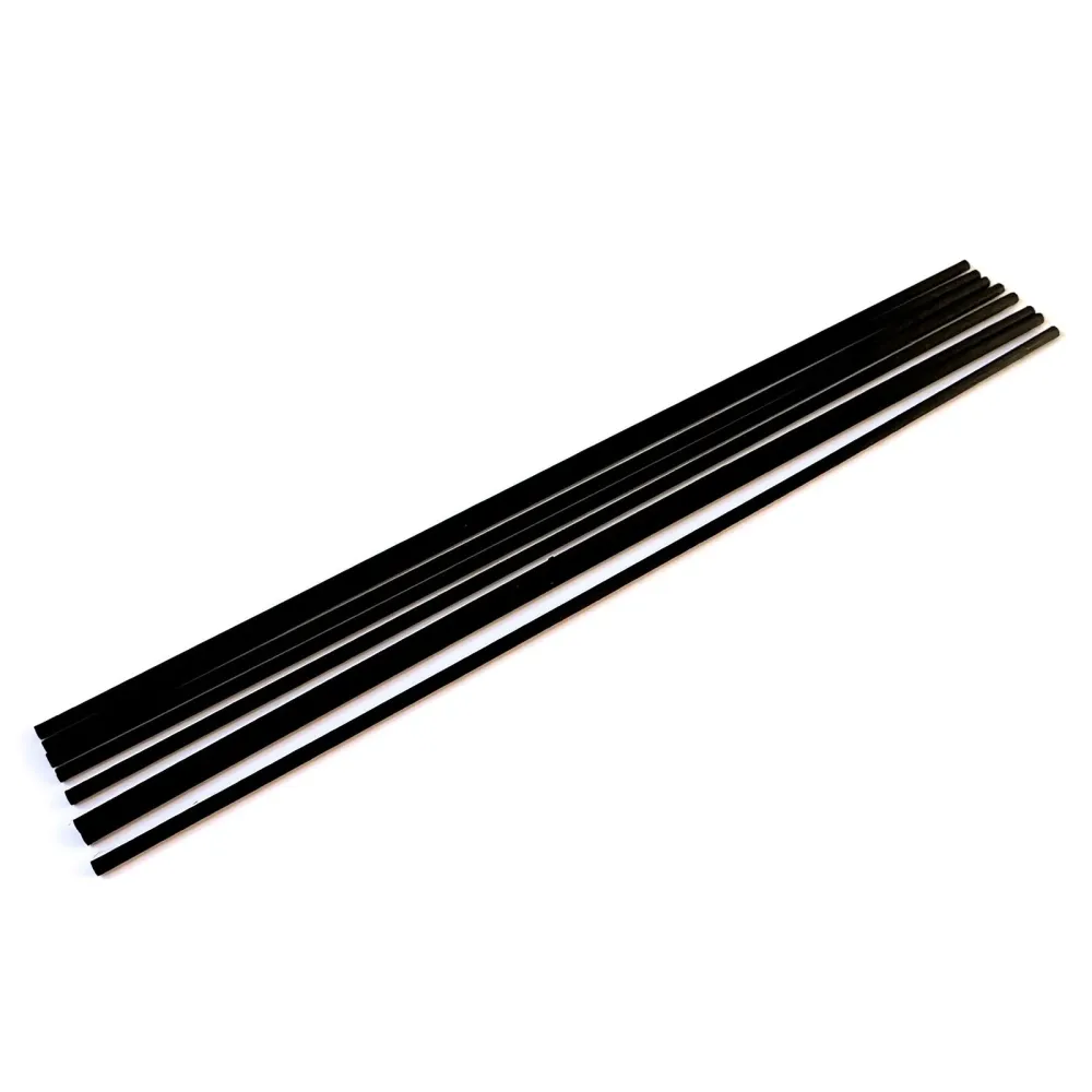 Rør Diffuser Pinner Svart Fiber 25cm, 250 Pakke