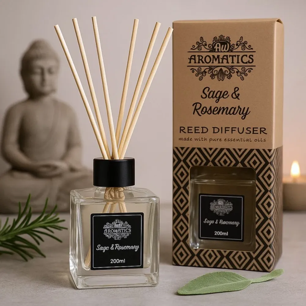 Reddiffuser Salvie og Rosmarin, 200ml Ancient Wisdom