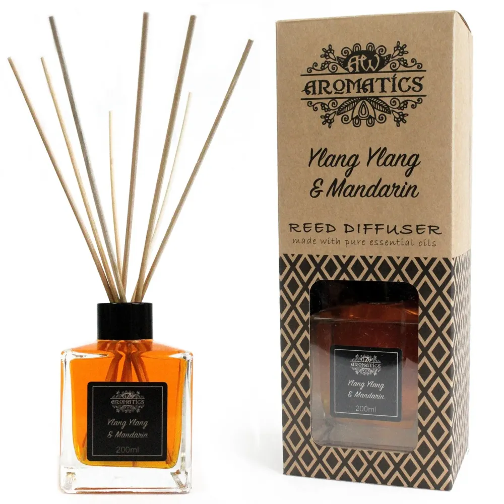 Reed Diffuser Ylang Ylang og Mandarin Eterisk Olje
