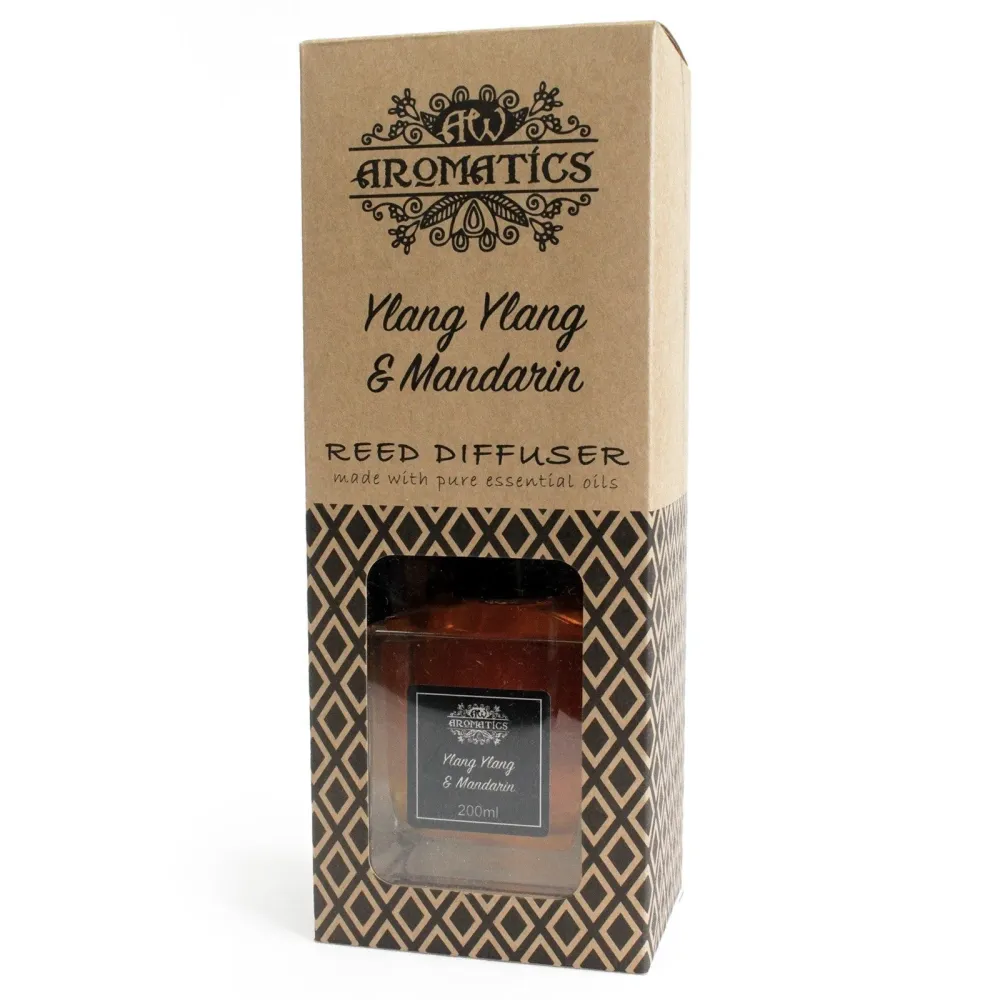 Reed Diffuser Ylang Ylang og Mandarin Eterisk Olje