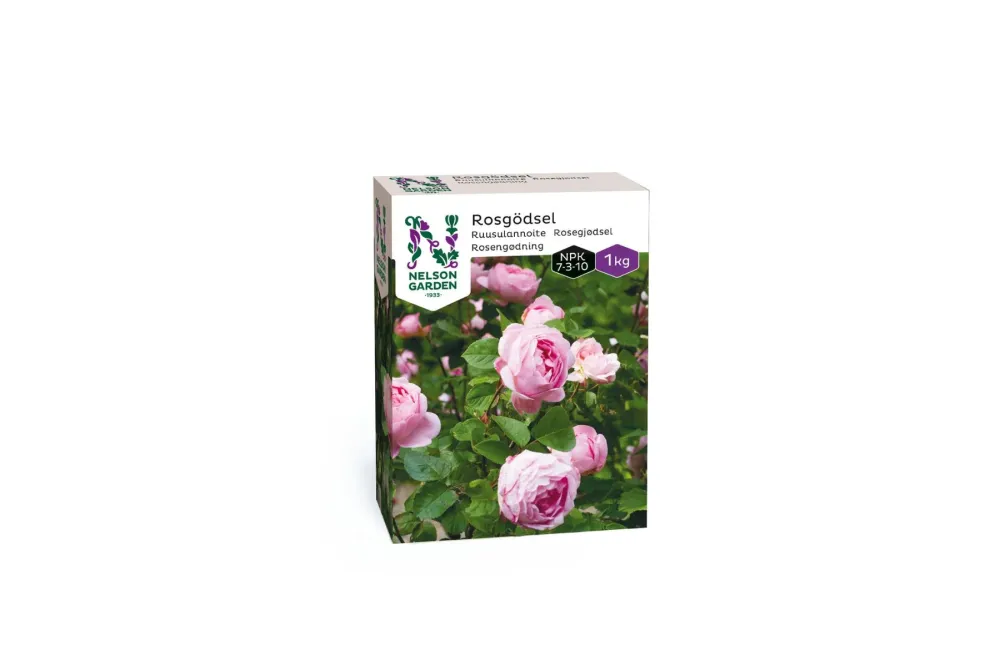 Rosegjødsel 1 kg – sunn vekst og rikelig blomstring