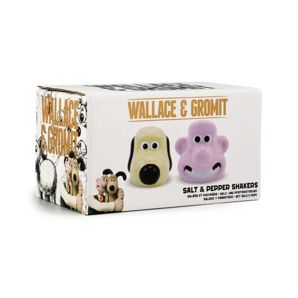 Wallace and Gromit Salt- og Pepperbøsse