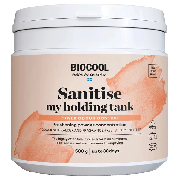 Biocool Sanitise oppsamlingstank 500 g pulver