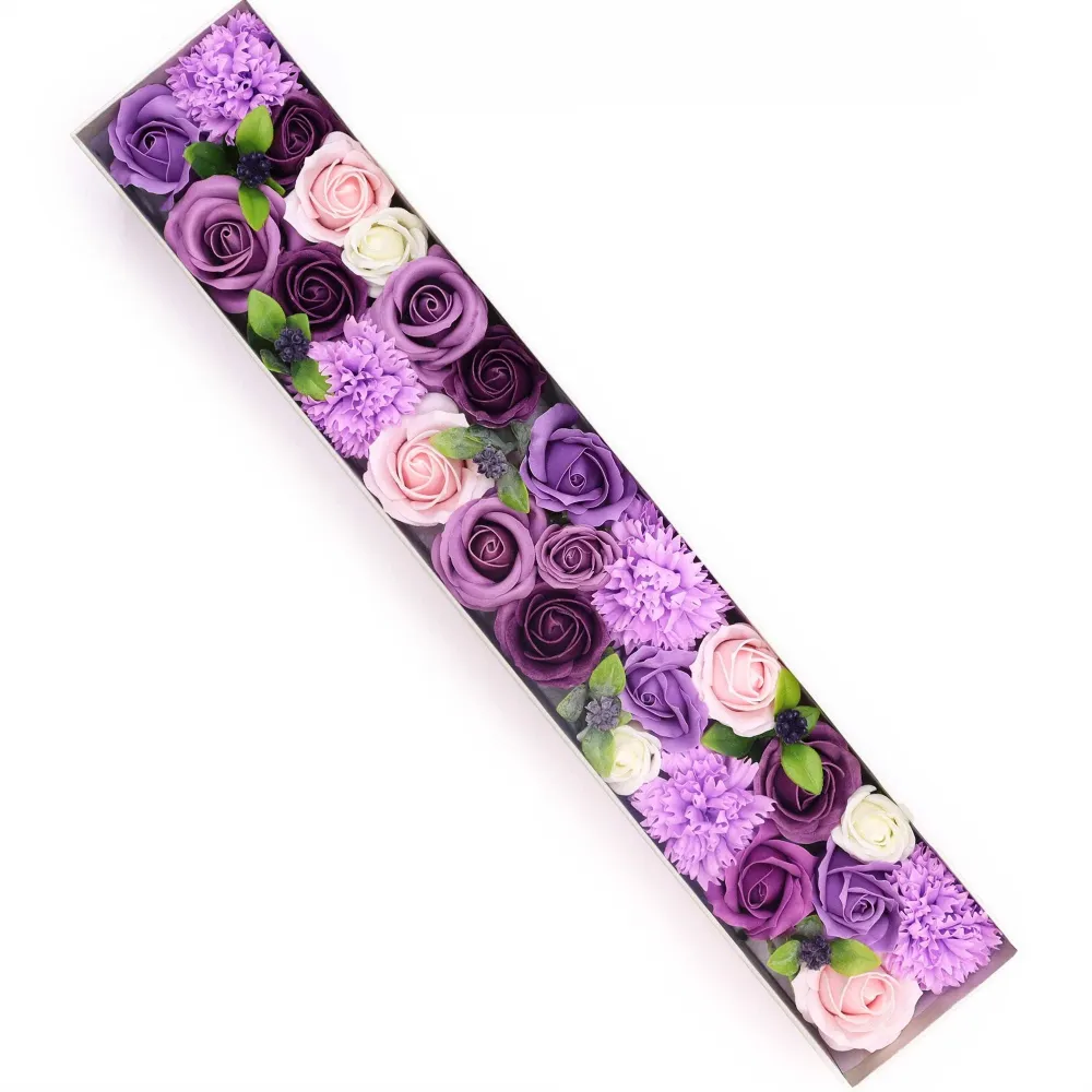 Såpeblomster Ekstra Lange Lavendel Rose og Nellik