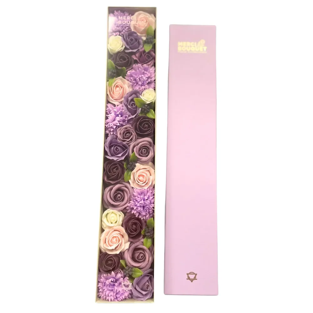 Såpeblomster Ekstra Lange Lavendel Rose og Nellik