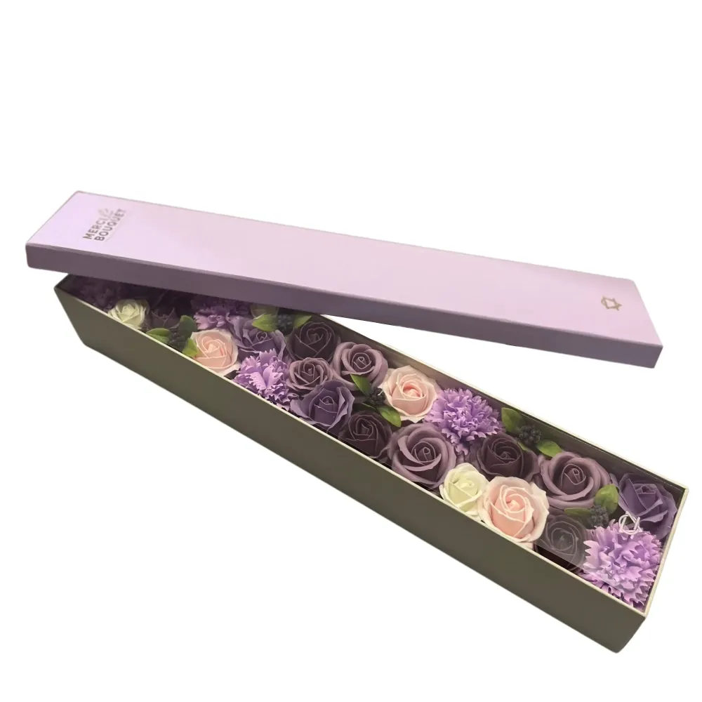 Såpeblomster Ekstra Lange Lavendel Rose og Nellik