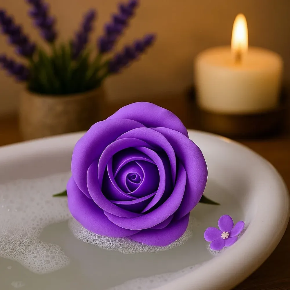 Såpeblomster Lavendel Medium Rose 10 Pakke