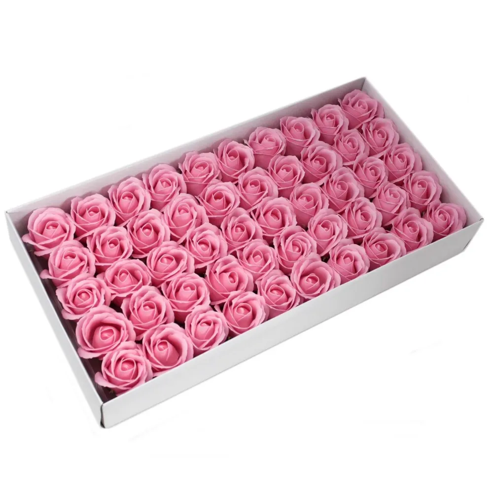 Såpeblomster Medium Rose Blush Sett med 10