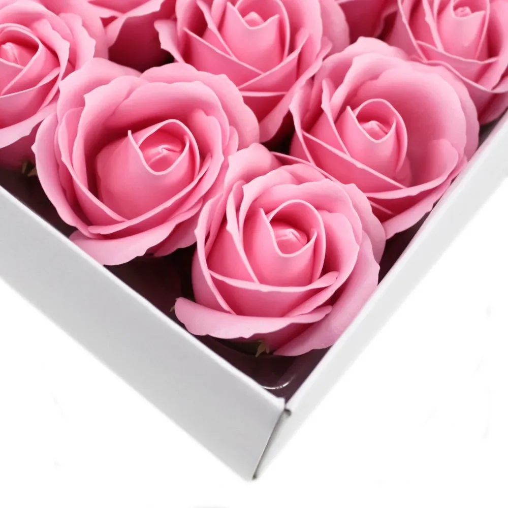 Såpeblomster Medium Rose Blush Sett med 10