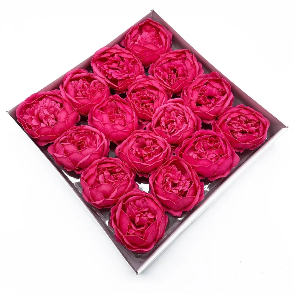 Såpeblomster Peon Rose Ekstra Stor 10 Pakke