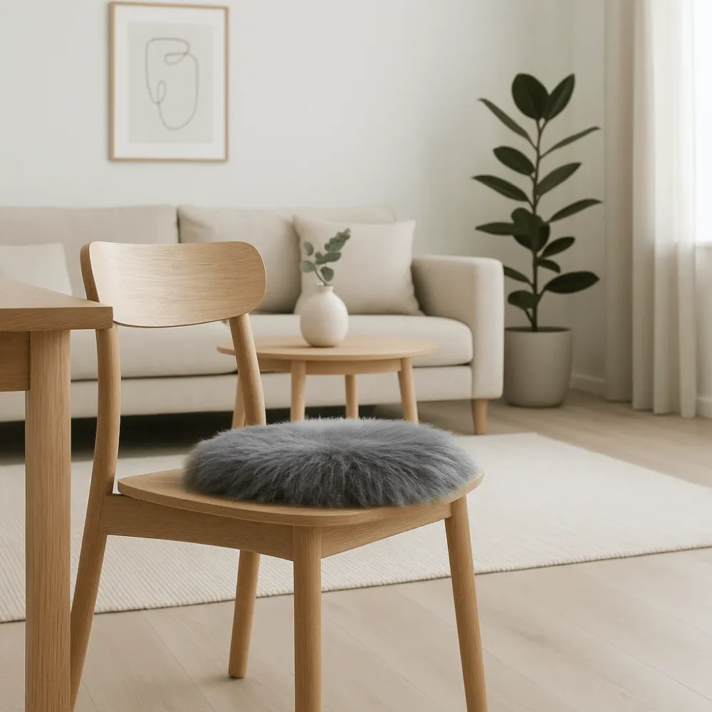 Sitteunderlag grå ø35 cm