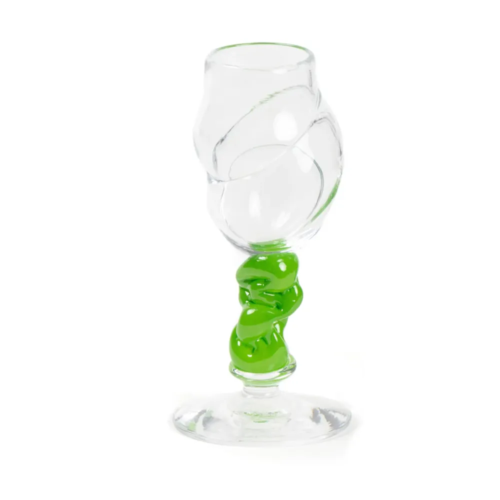 Bubbeldance Schnapps Glass Grønn