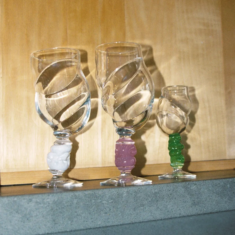 Bubbeldance Schnapps Glass Grønn