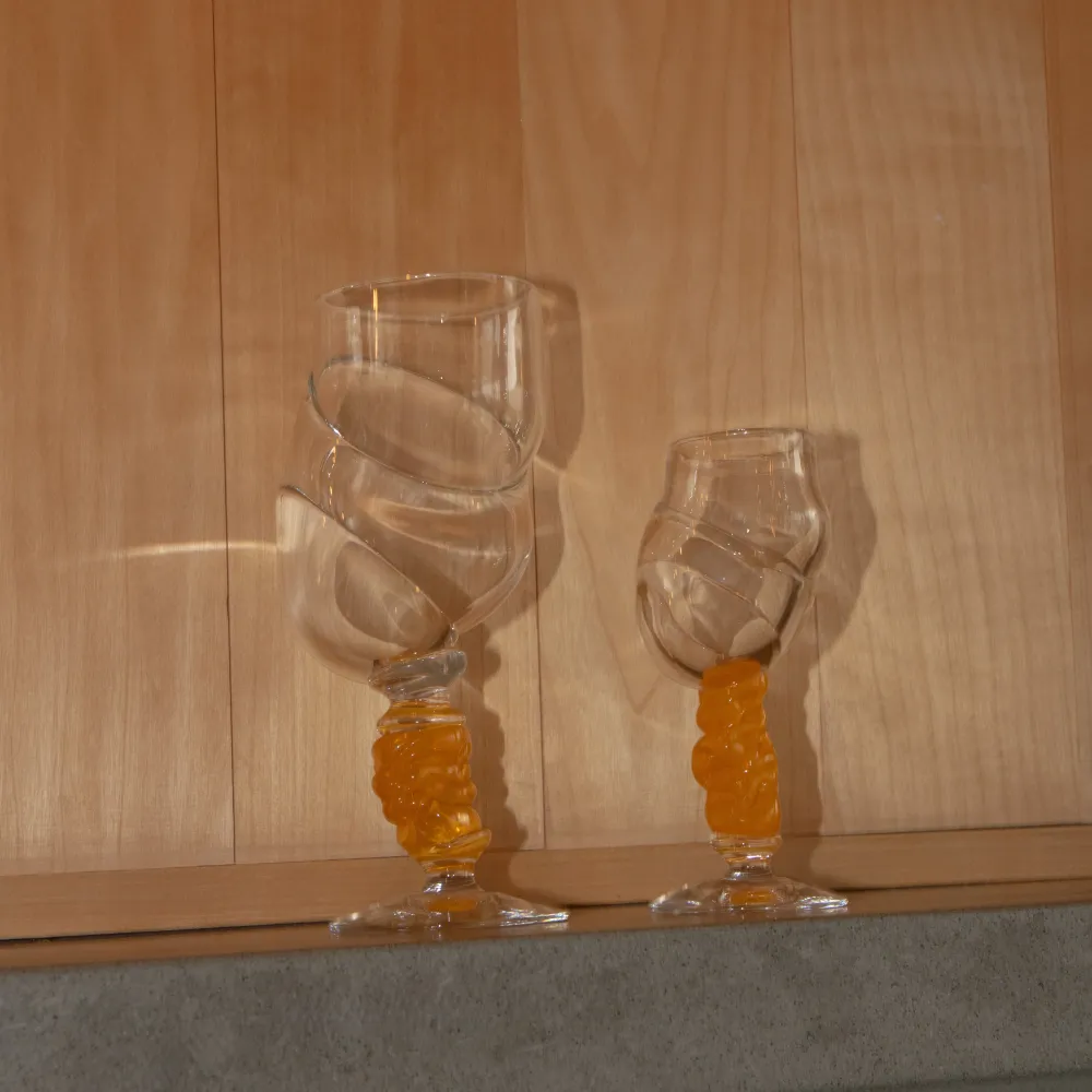 Bubbeldance Schnapps Glass Gul