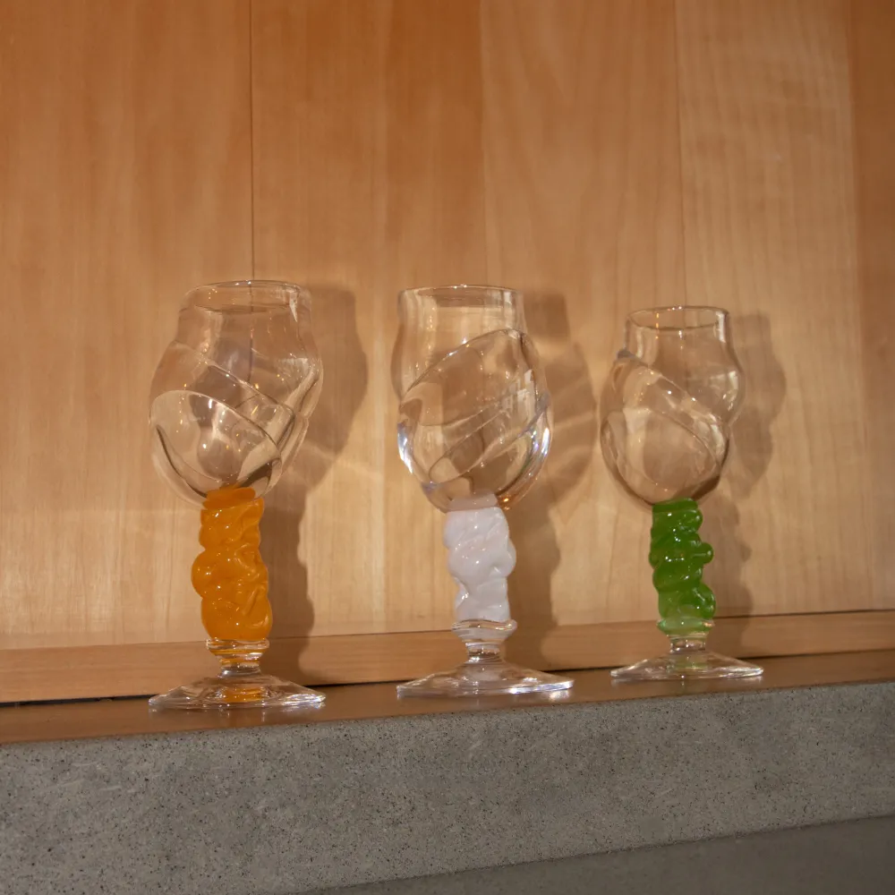 Bubbeldance Schnapps Glass Gul