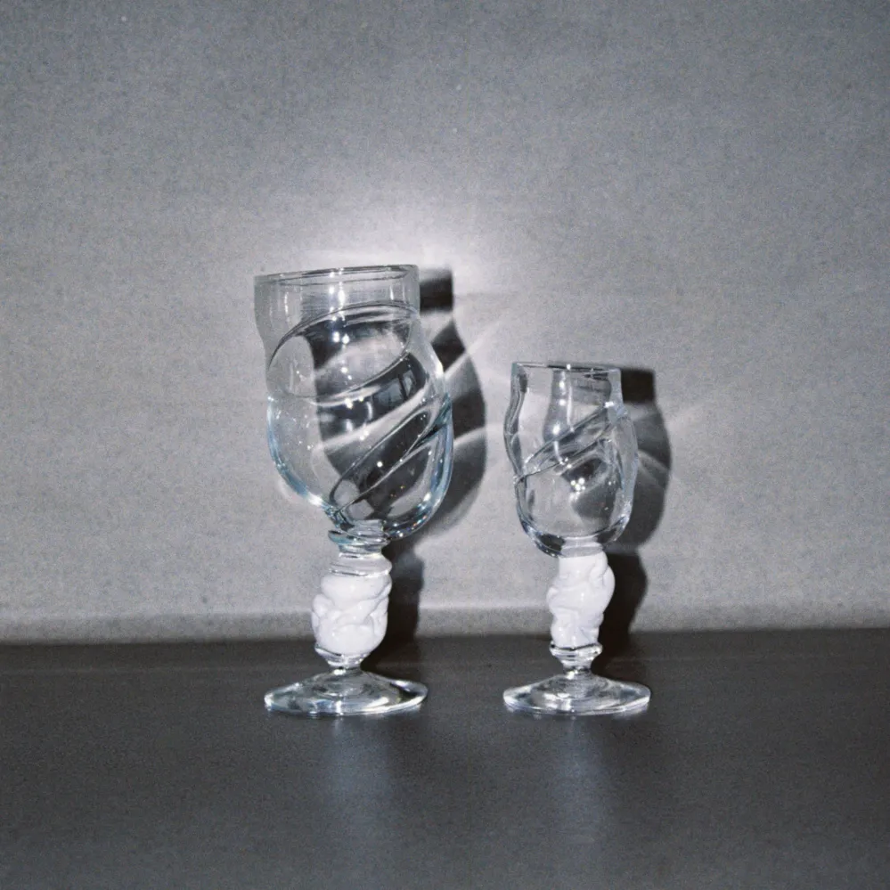 Bubbeldance Schnapps Glass Hvit