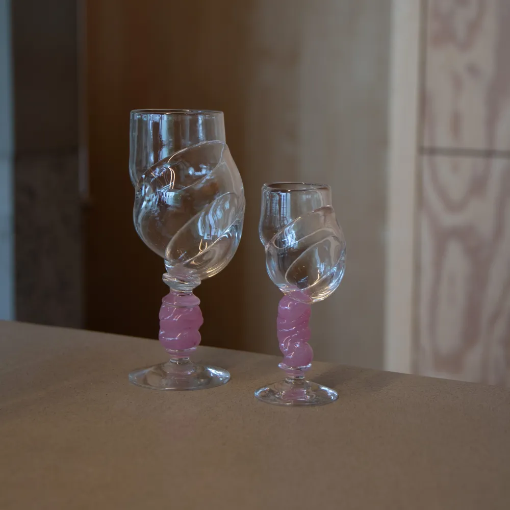 Bubbeldance Schnapps Glass Rosa