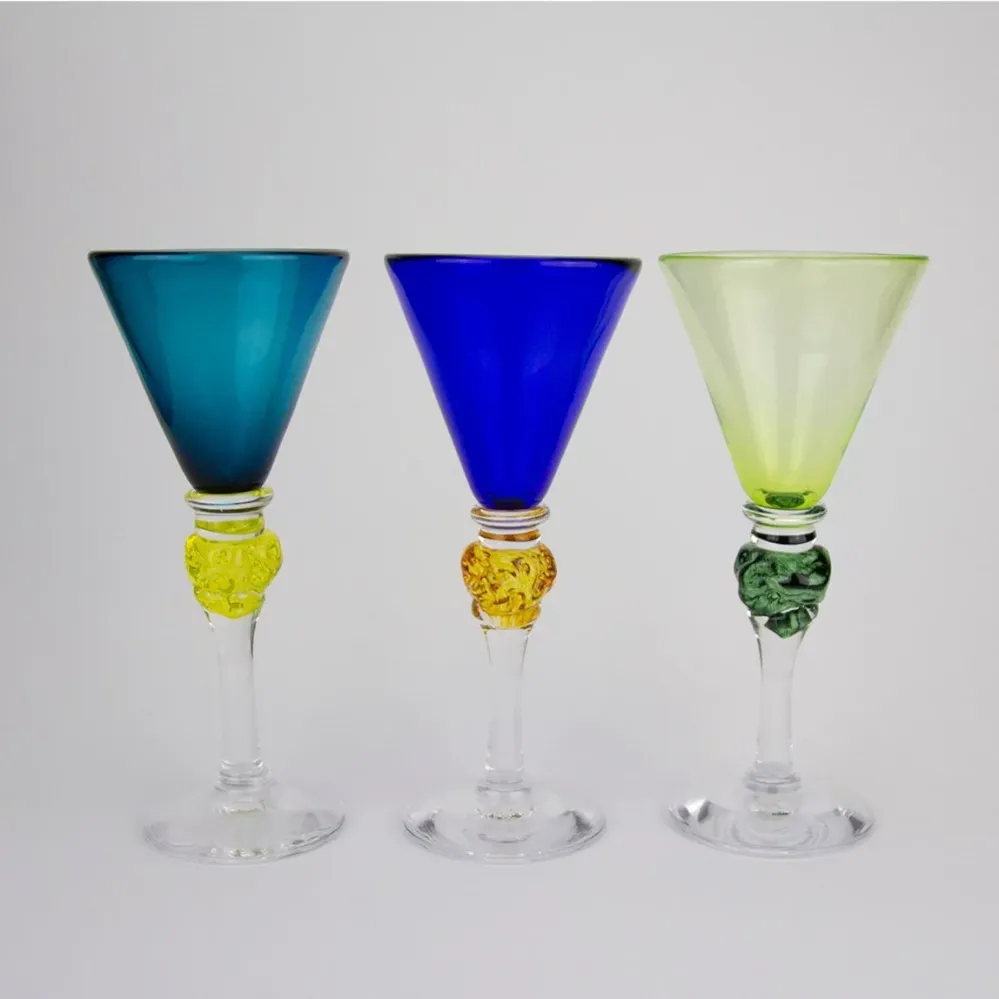 Drammeglass Lys Havgrønn