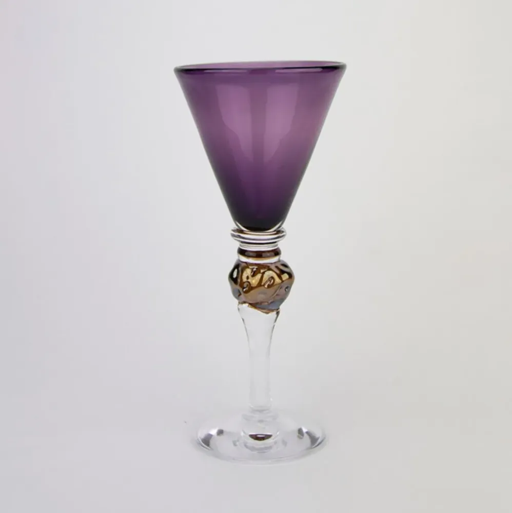 Drammeglass Mørk Lilla