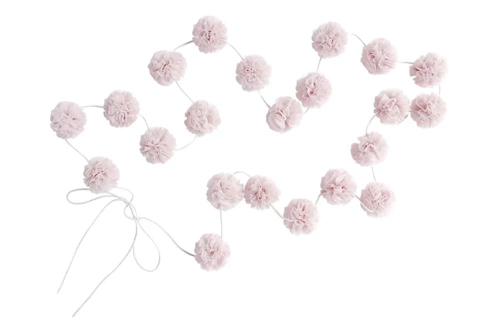 Spinkie Baby Mini Pom Girlander Pale Rose