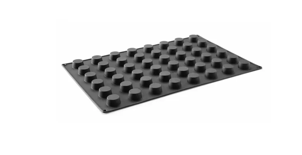 Silikonform 48 minimuffins eller konfekt, tåler temperatur -30°C til 230°C