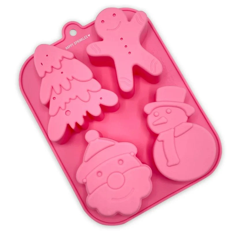Happy Sprinkles Silikonform -Julemotiv-