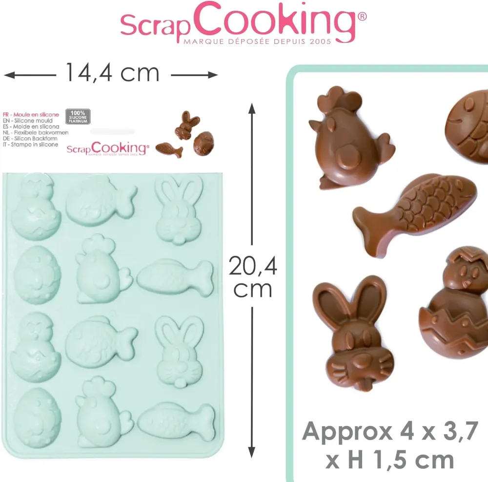 ScrapCooking Silikonform -Påske-
