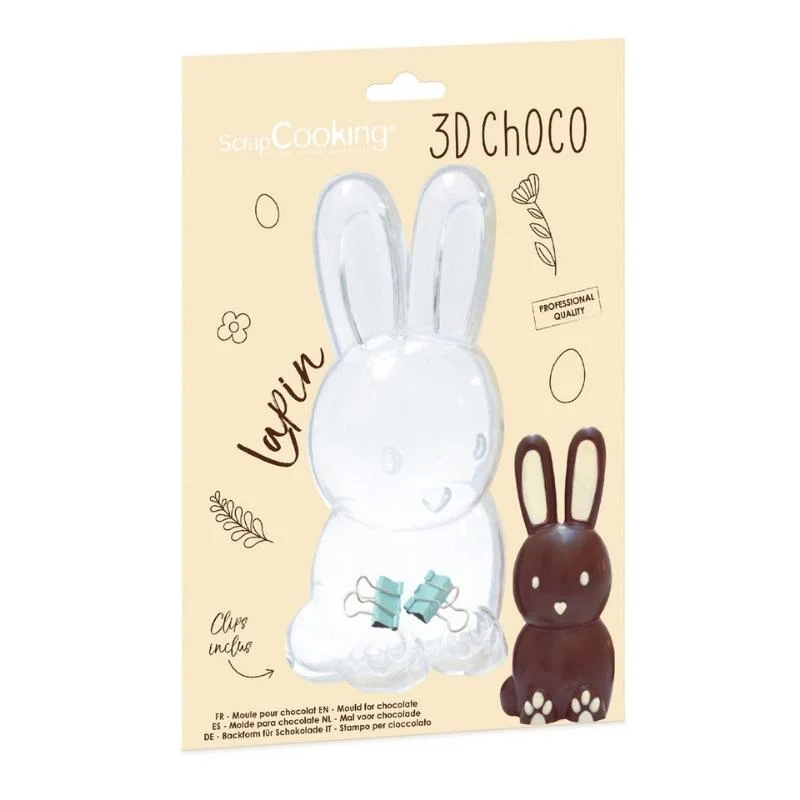 Scrapcooking Sjokoladeform -Kanin-