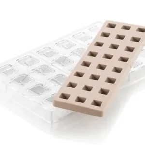 Silikomart Konfektkit -Kvadrat- sett/2