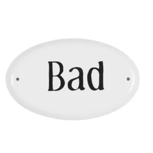 Skilt Bad
