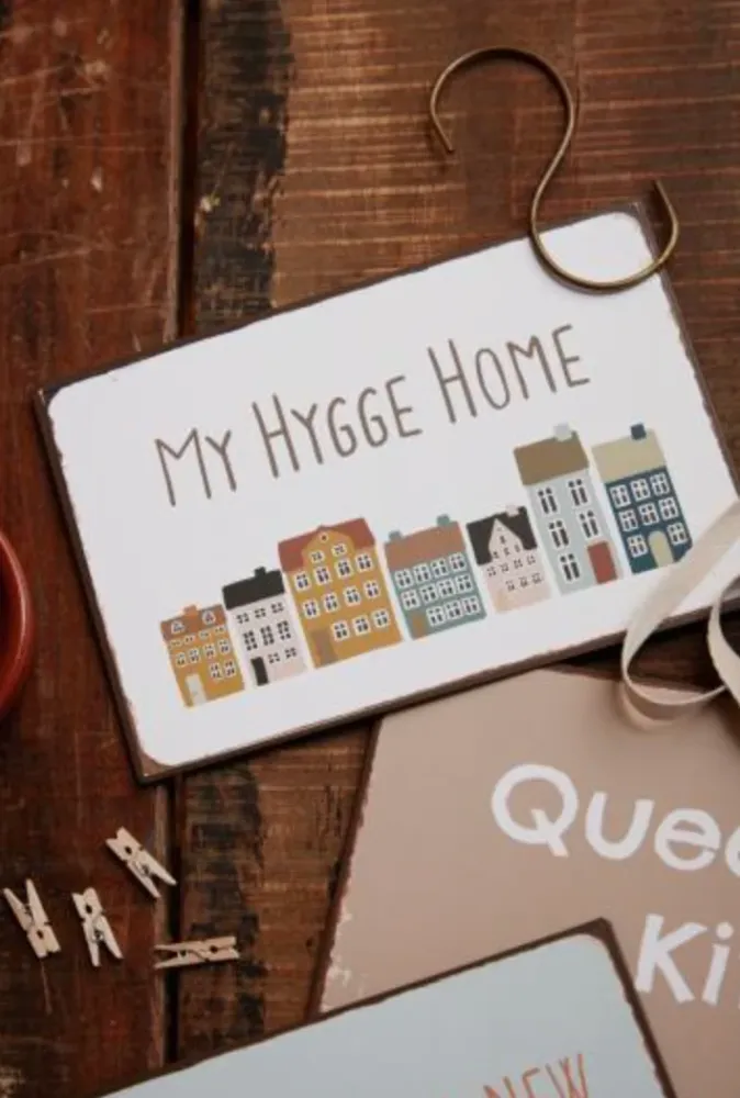 Skilt "HYGGE HOME"