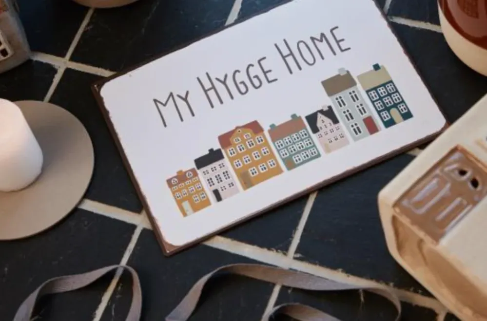 Skilt "HYGGE HOME"