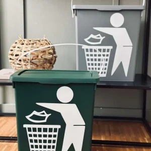 BIO-bøtte med lokk 12 liter – Grønn