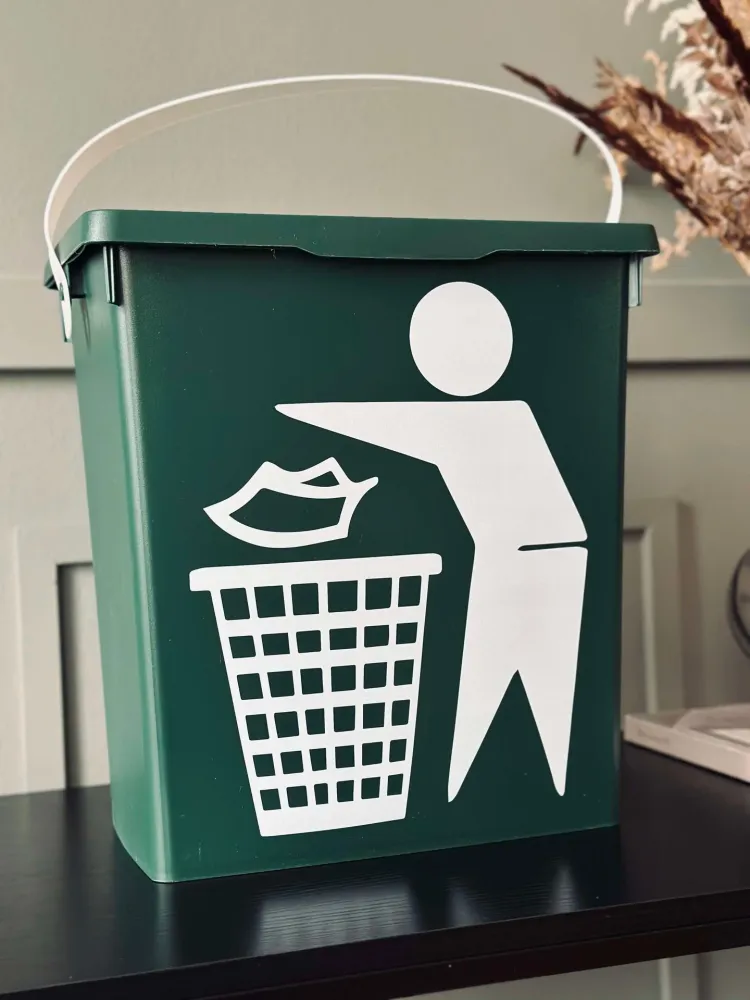 BIO-bøtte med lokk 12 liter – Grønn