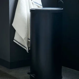 Søppelbøtte - Svart / 30 Liter