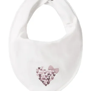 Name It Yvette smekke (scarf bib) - Cloud Dancer Hearts/Bow