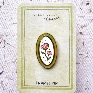 Emaljepin – Blomst