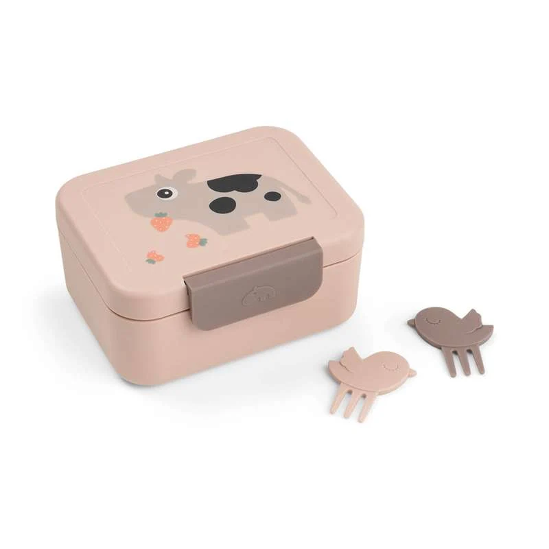 Done Deer Liten matboks m. snackpinner - Tiny Farm - Pudder