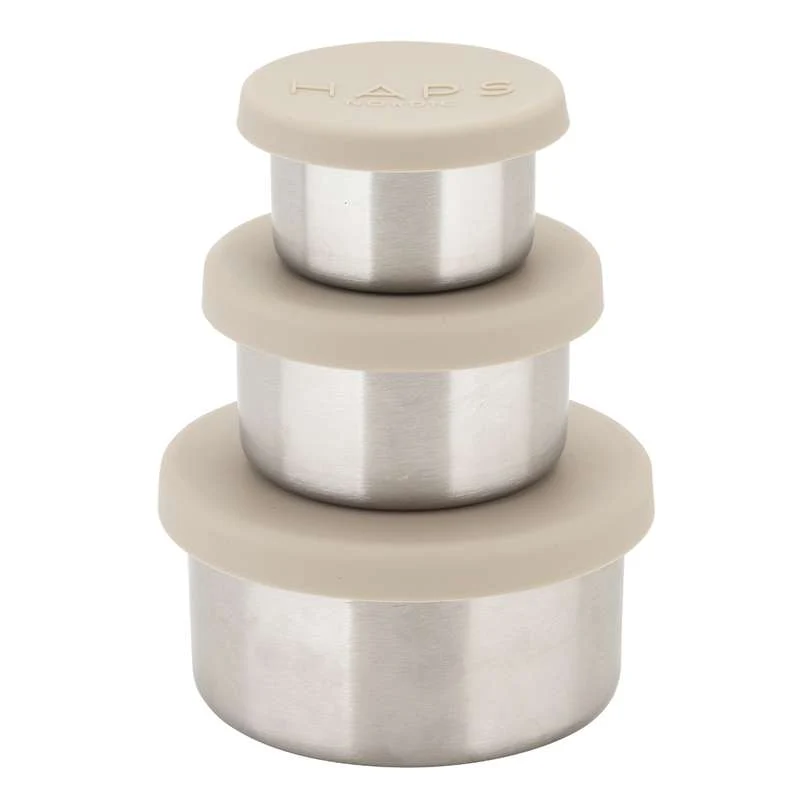 HAPS Nordic Steel Trio Matbeholdere - Østersgrå