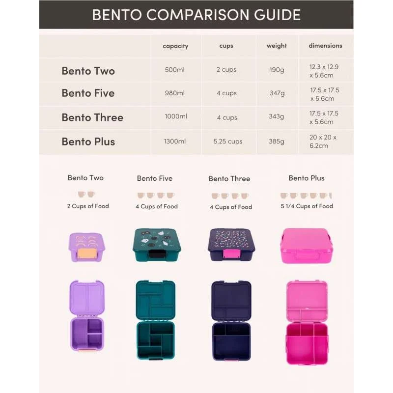 MontiiCo Bento 2 Snackboks - Enhjørning Magi
