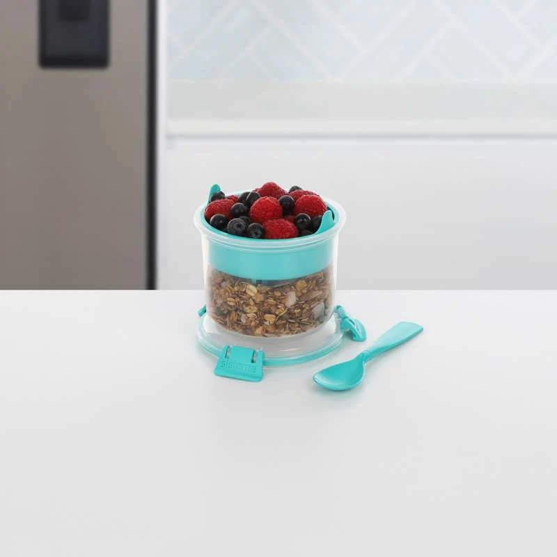 Sistema Snackboks - Frokost på farten - 530ml - Mintgrønn