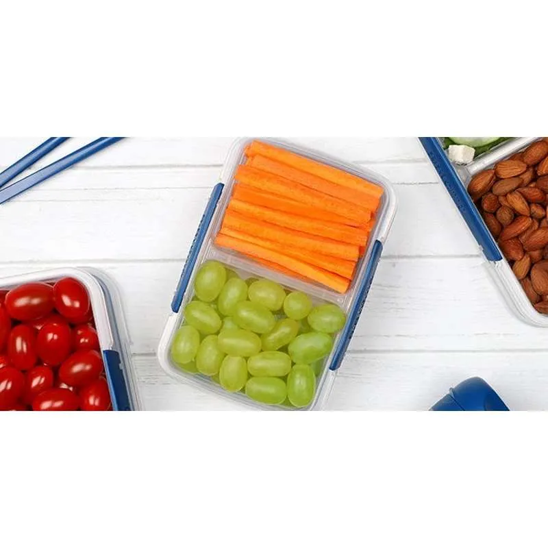 Sistema Snackboks - Liten Split - 350 ml. - Havblå