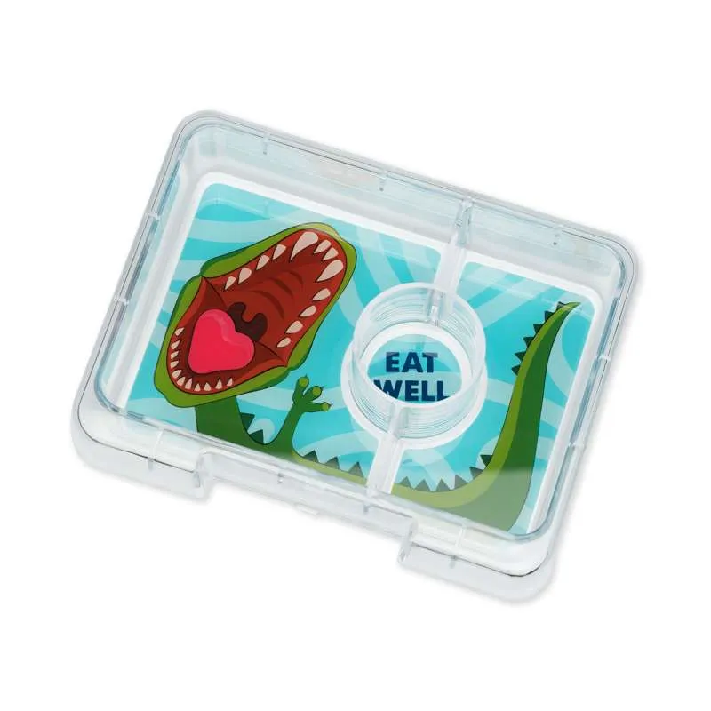 Yumbox Innsatsbrett - Minisnack Tray - 3 rom - Dinosaur