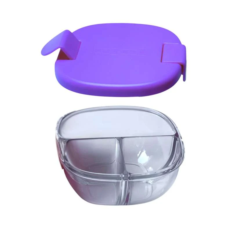 Yumbox Snackbolle - 3 rom - Hazy Purple
