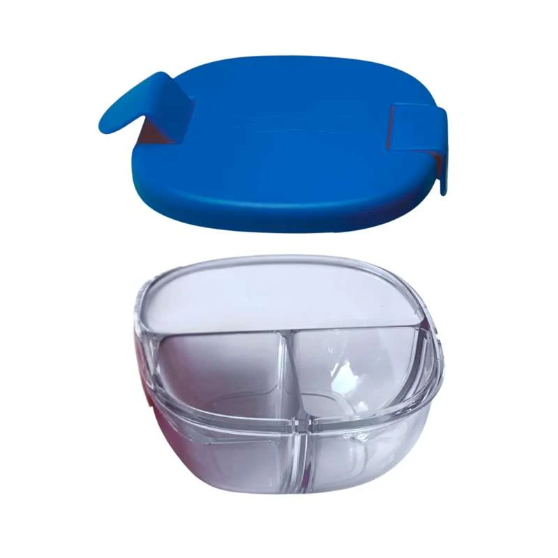 Yumbox Snackbolle - 3 rom - Marineblå