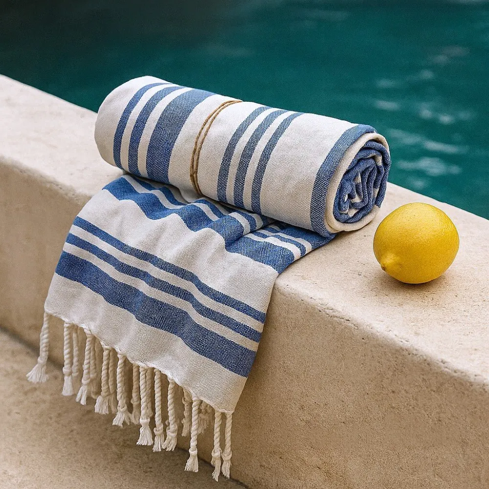 Spa Håndkle Ocean Blue 90x170cm Hamman