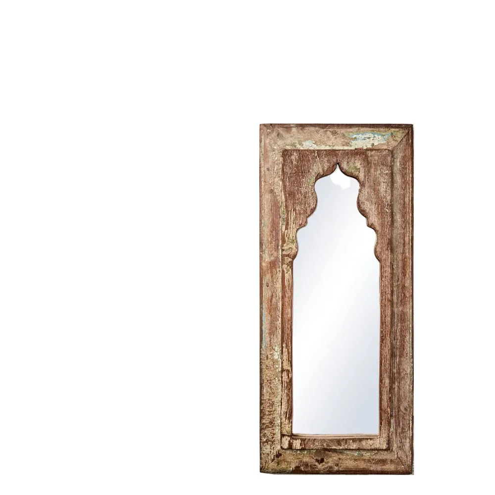 Rustikk Speil, Vintage - 17x40cm