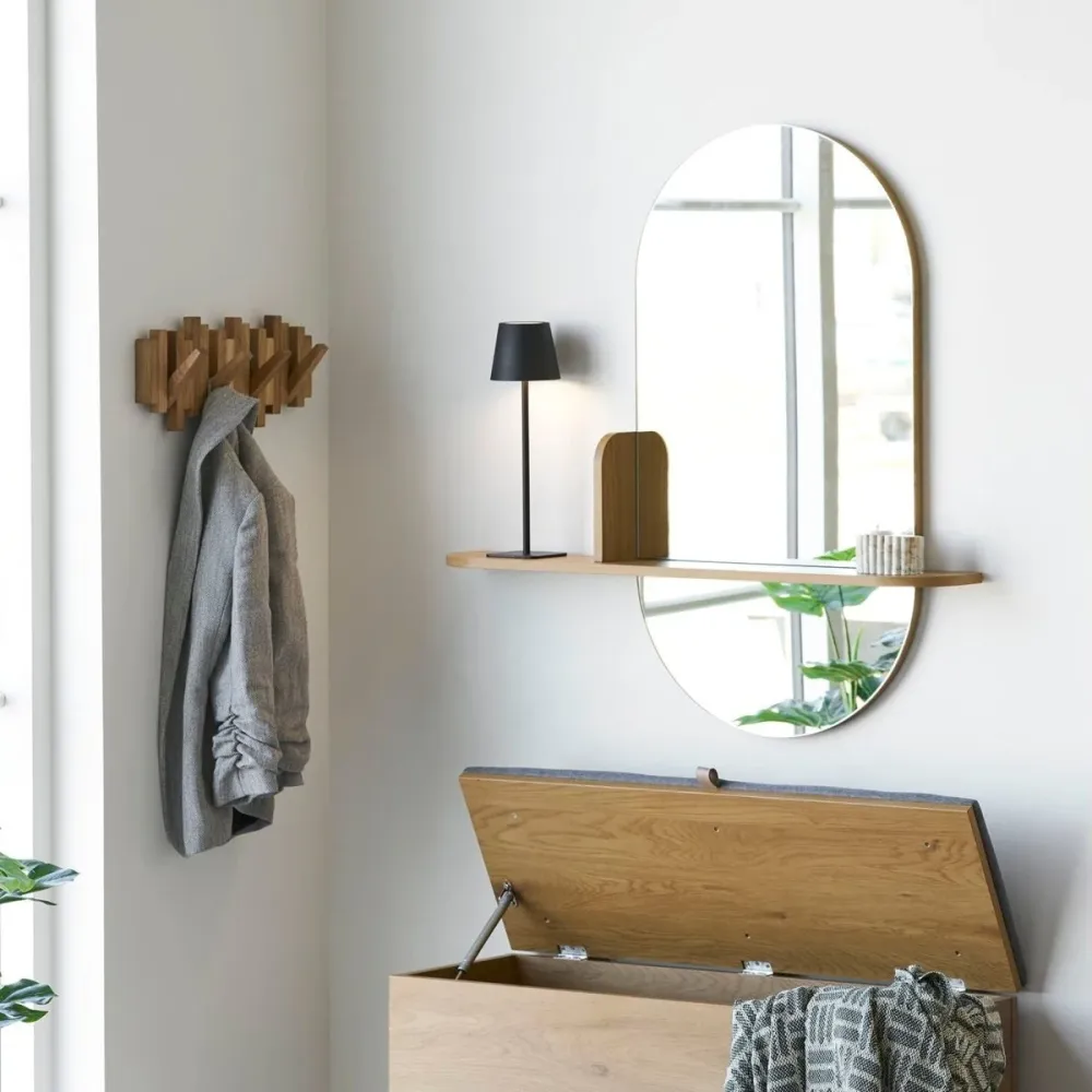 Speil med hylle 92 x 15 x 94,5 cm